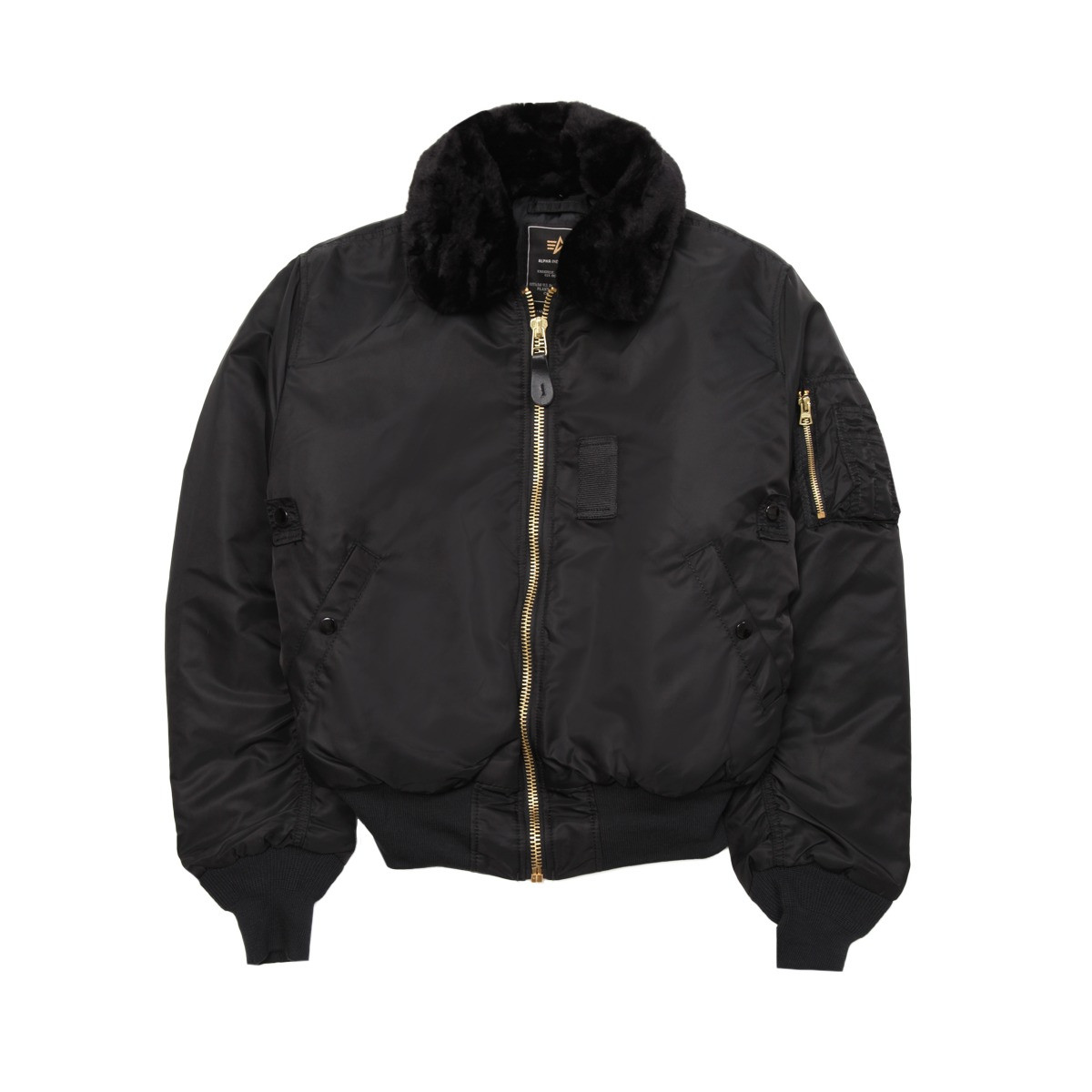 アルファ B15 フライトジャケット ブラック Alpha Industries B-15 フライト ジャケット