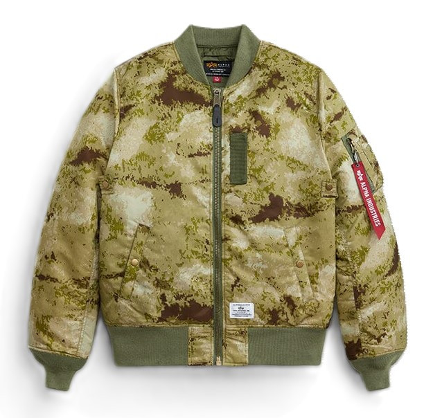 Camouflage Alpha Industries Pullover Xs Alpha Industries MA-1 Mod
