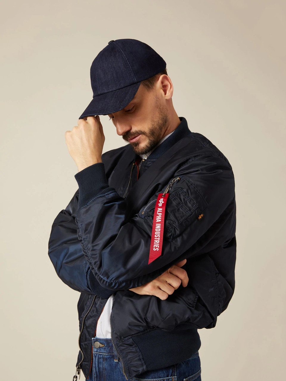 Chaqueta de invierno para hombre Alpha Industries piloto bolsa de bandeja  Engine