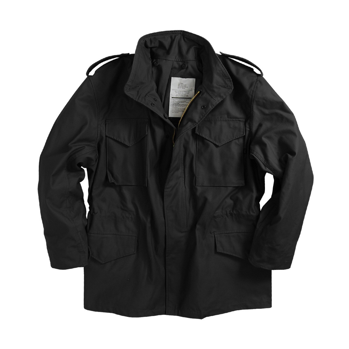 Alpha Industries M-65 フィールドコート ブラック USA製 Alpha Industries M-65 フィールドコート