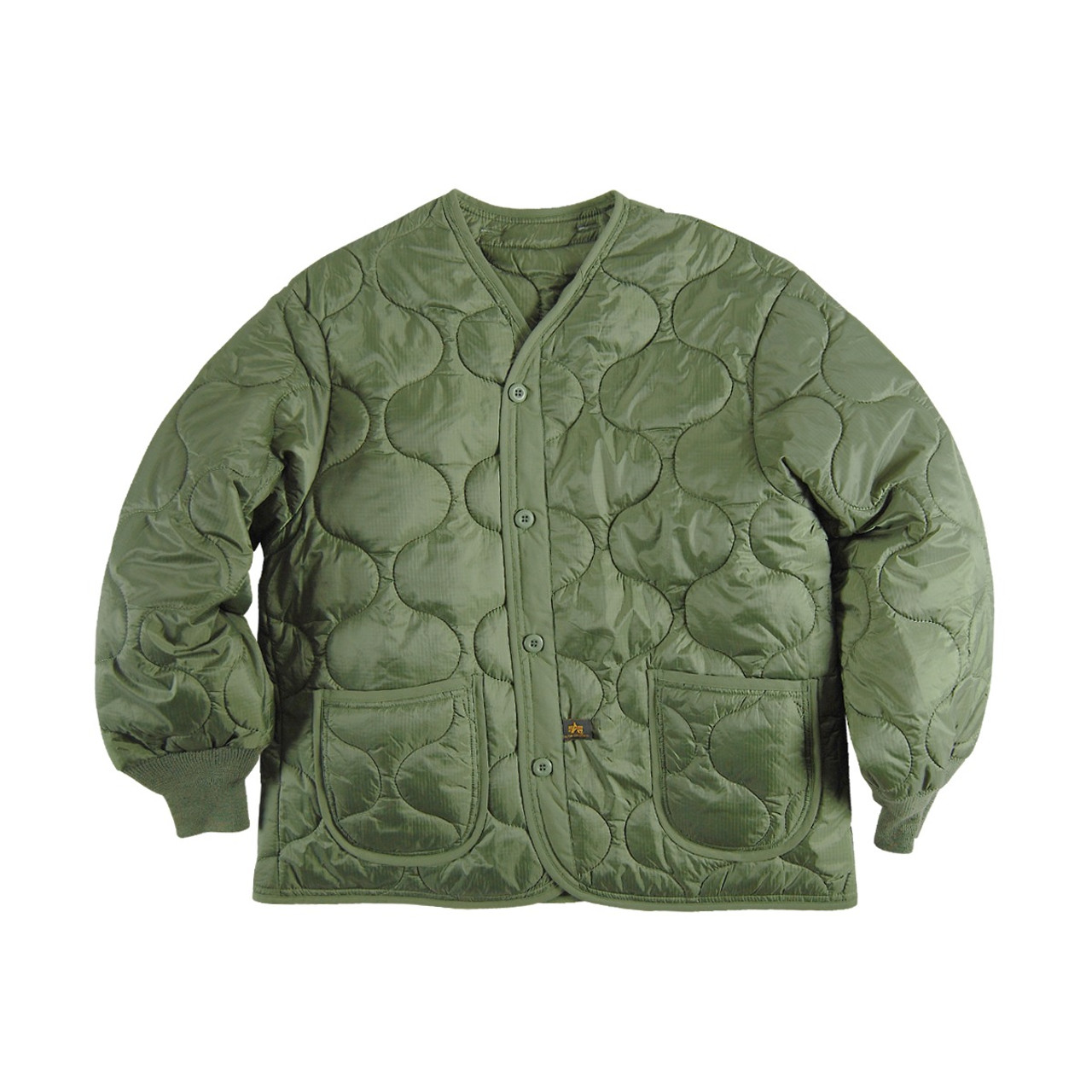 ALPHA M-65 FIELD JACKET Olive アメリカ製 US-