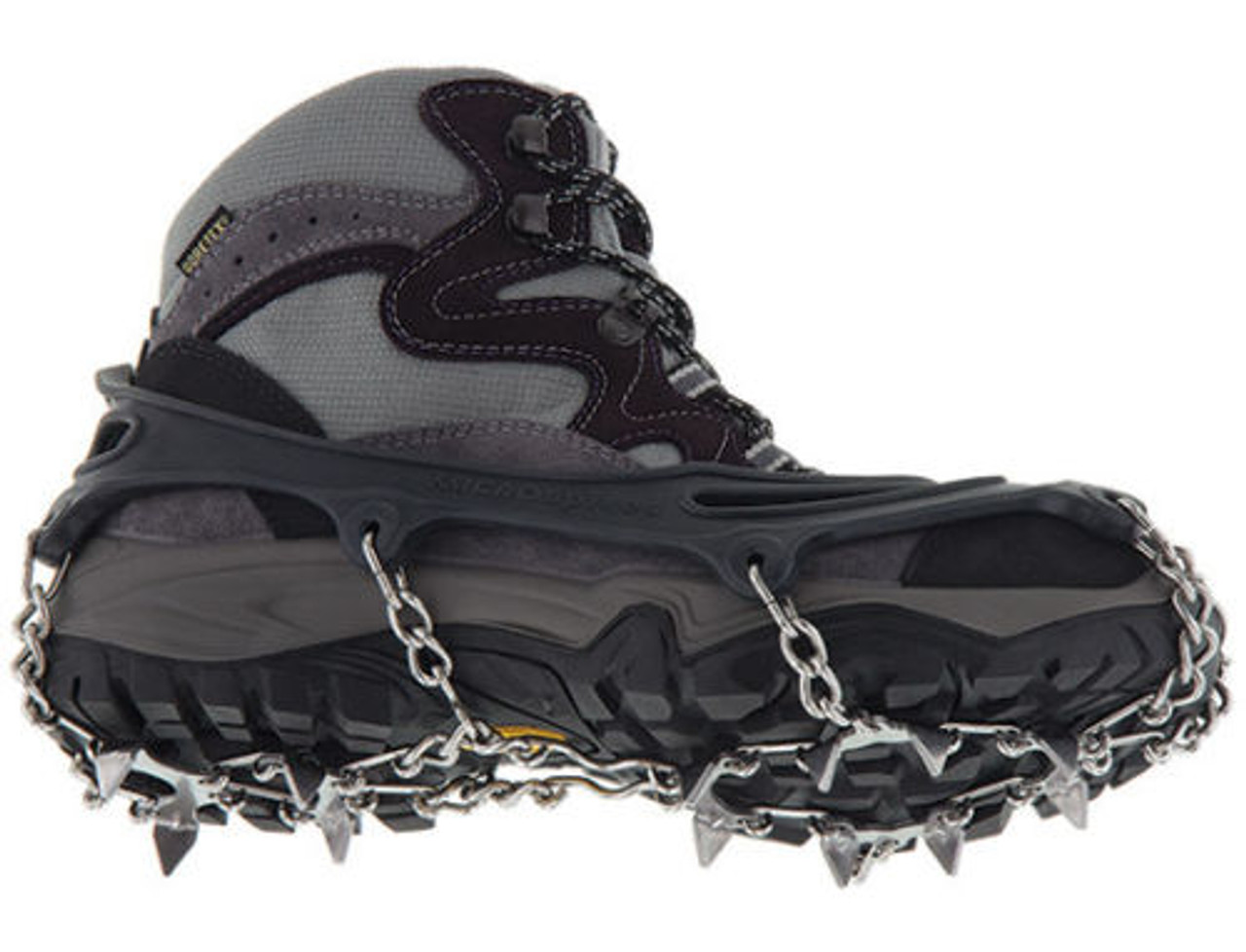 Kahtoola Unisex Microspikes Footwear Traction Gaiters, Black, M