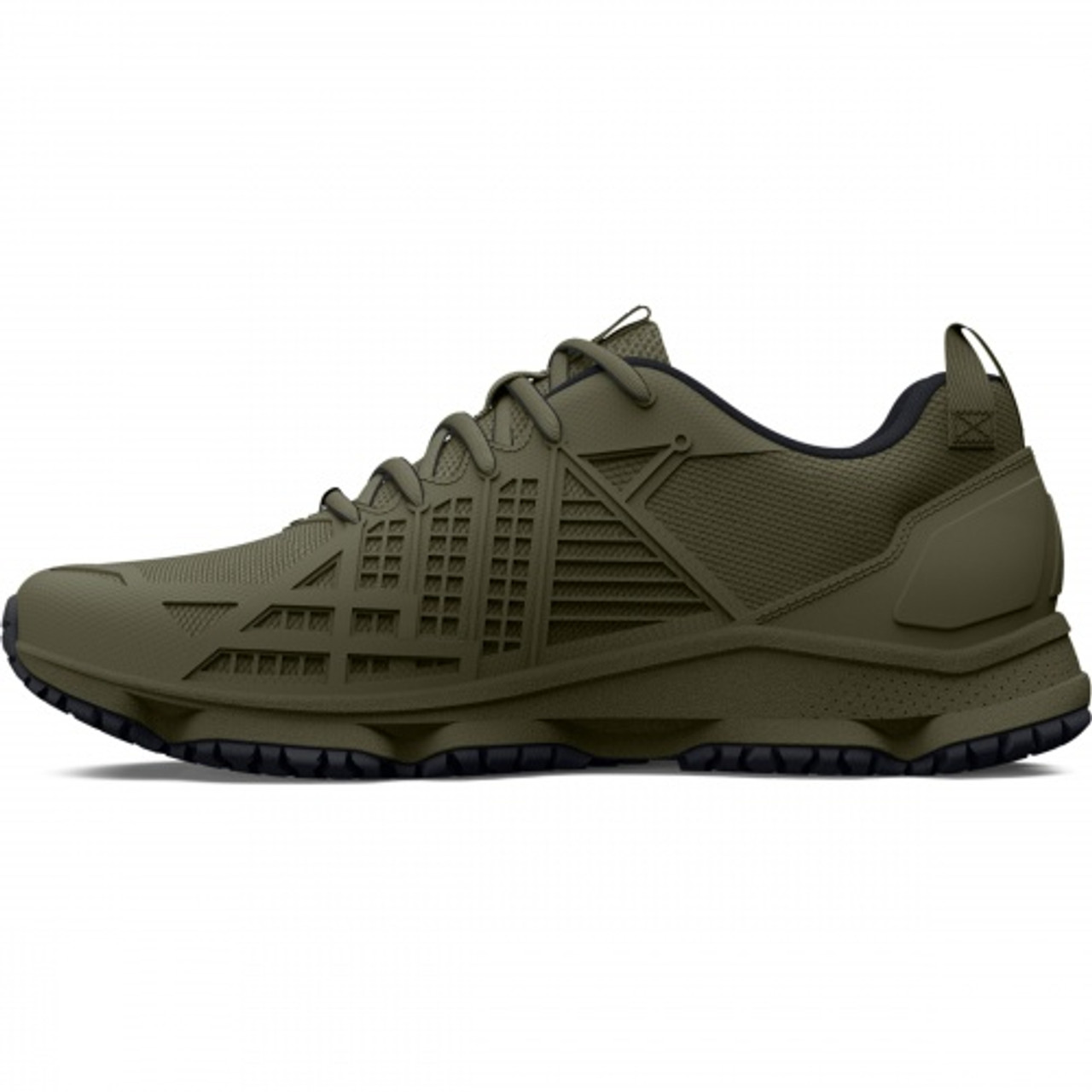 UA Men's Micro G Strikefast Tactical Hiking Athletic Shoes Marine