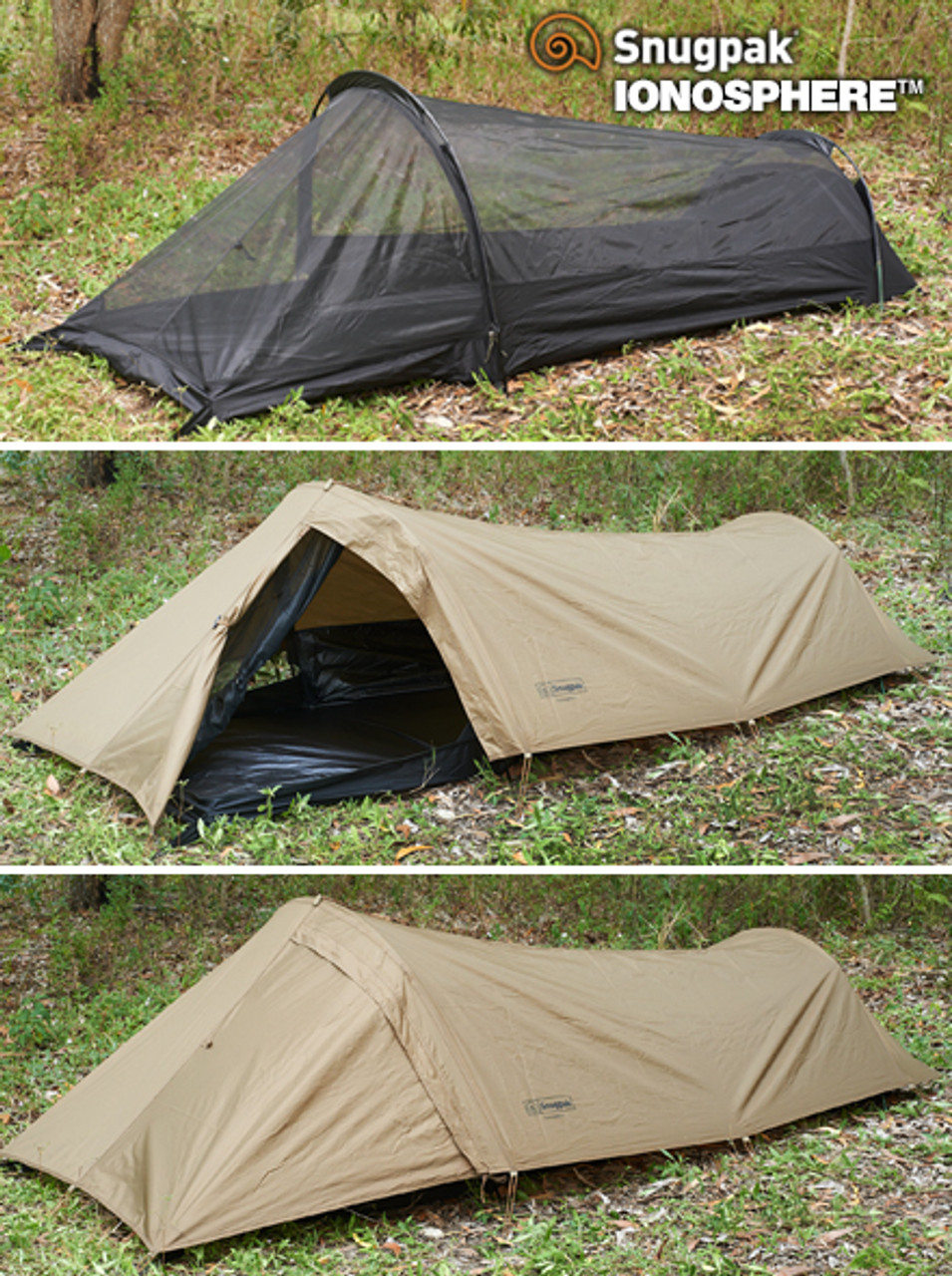 Snugpak Ionosphere 1 Person 4 Season Bivy Tent Coyote Snugpak Ionosphere 1 Person 4 Season Bivy Tent Coyote
