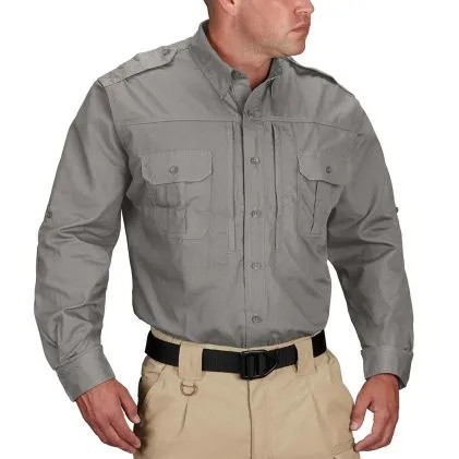 Chemise 5.11 Tactical Homme Manches Longues Gris Taille M - Poche Utilitaire