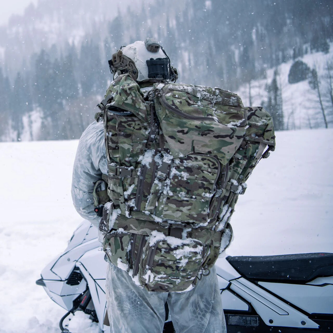 Sac à dos Eberlestock Terminator 93L, accès frontal, MOLLE