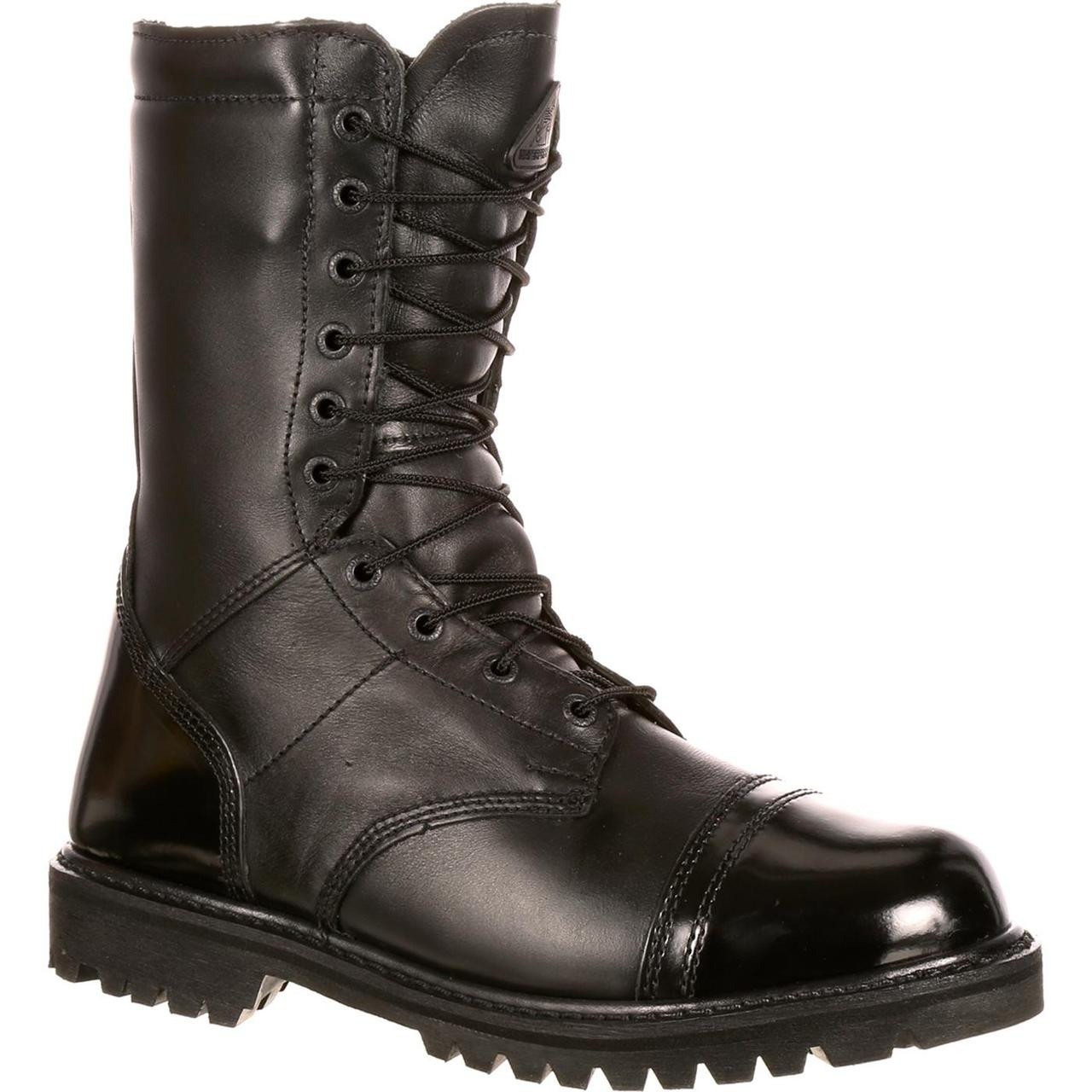 black military jump boots