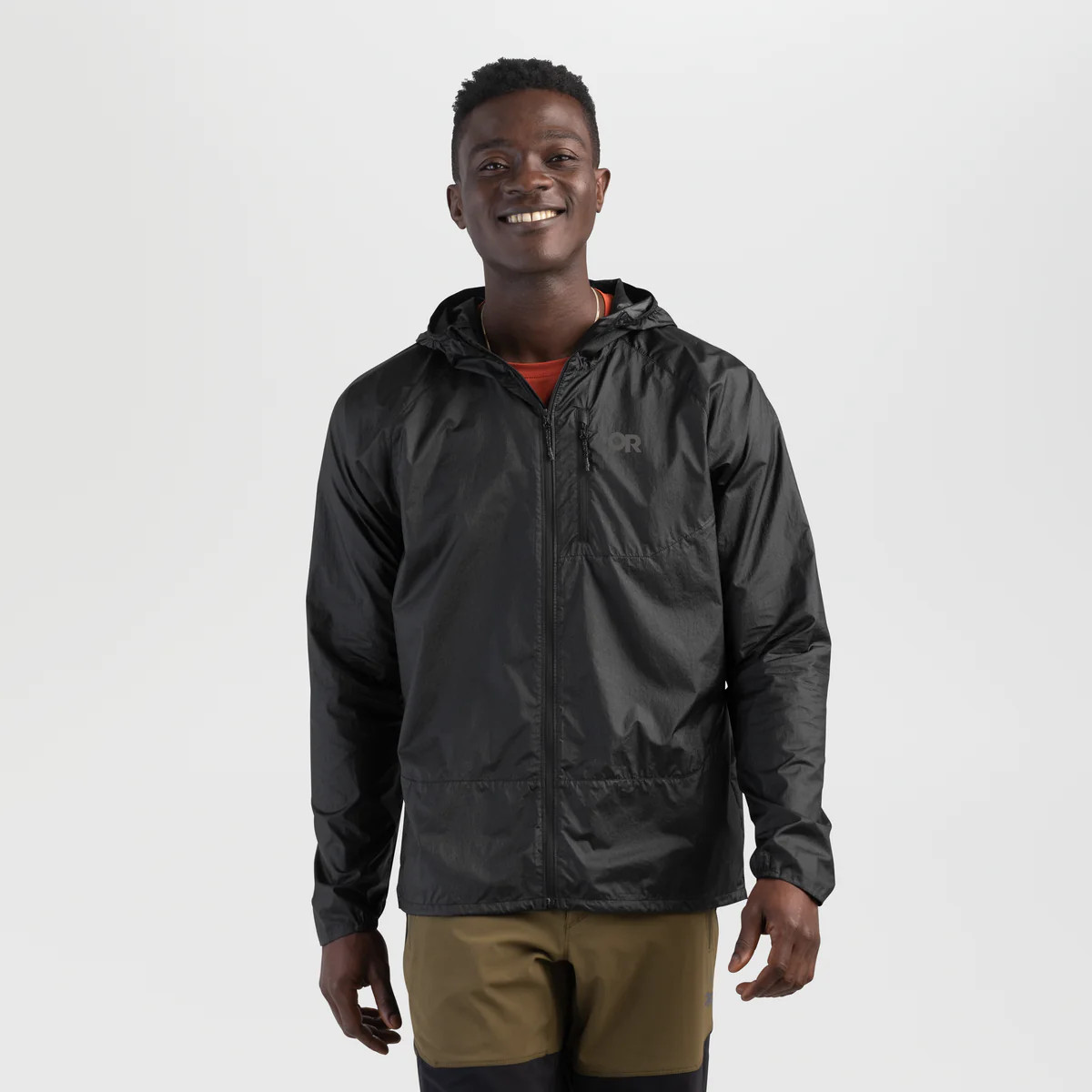 Outdoor Research Men's Helium Wind Hoodie Black