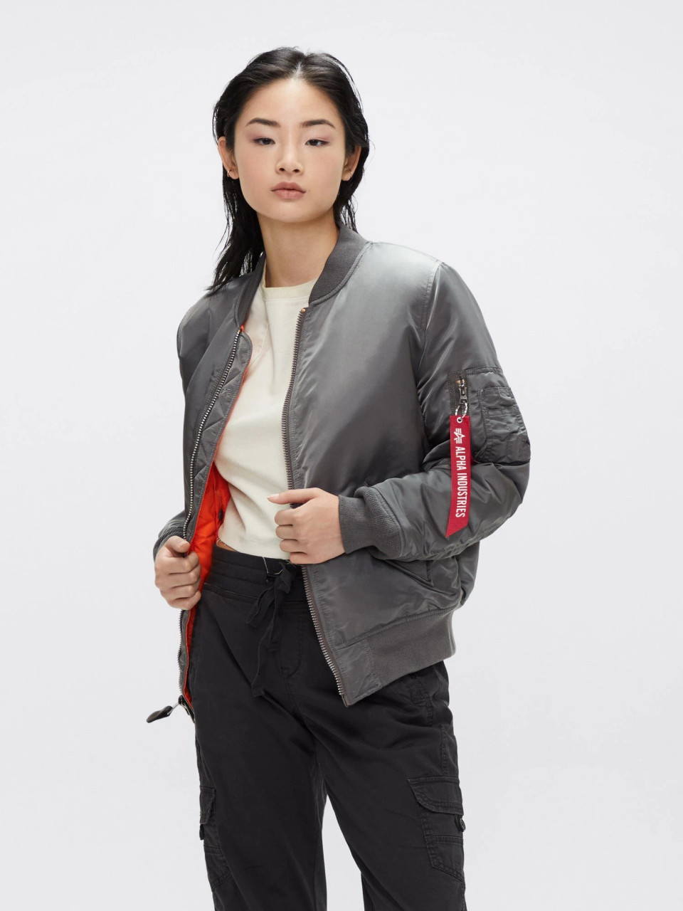 Alpha Industries Chaqueta de vuelo MA 1 para mujer para clima fr o