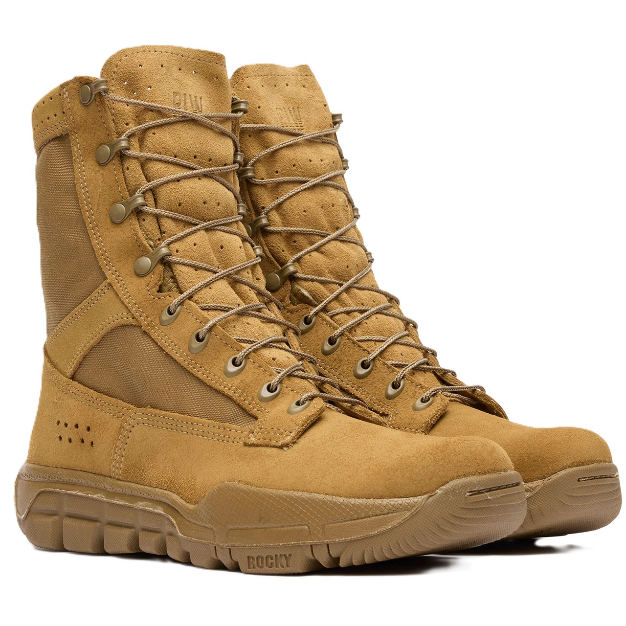 Rocky Lightweight Commercial Military Boot Coyote Brown
