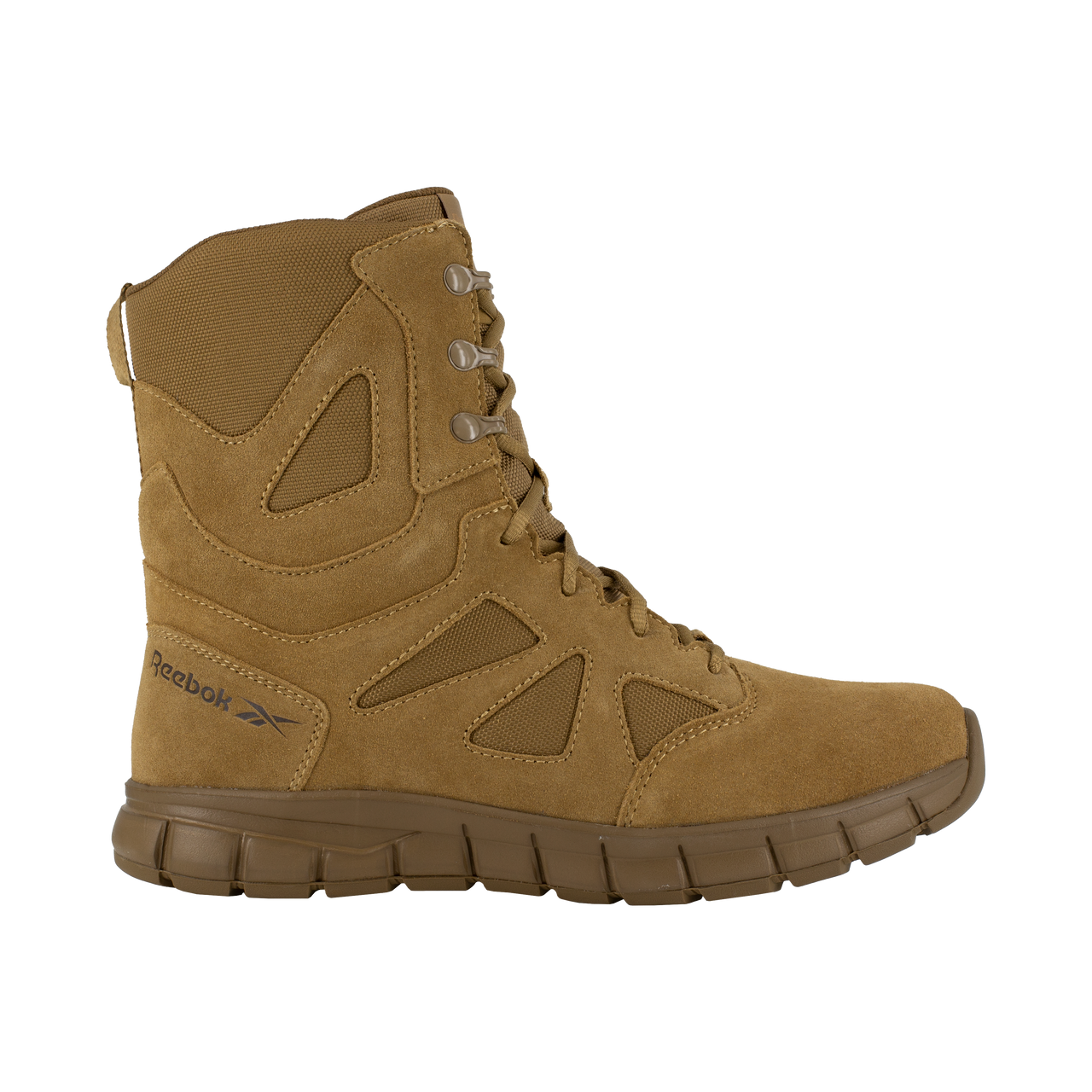 Reebok Sublite Cushion - Botas tácticas para hombre (8.0 in), color marrón  coyote