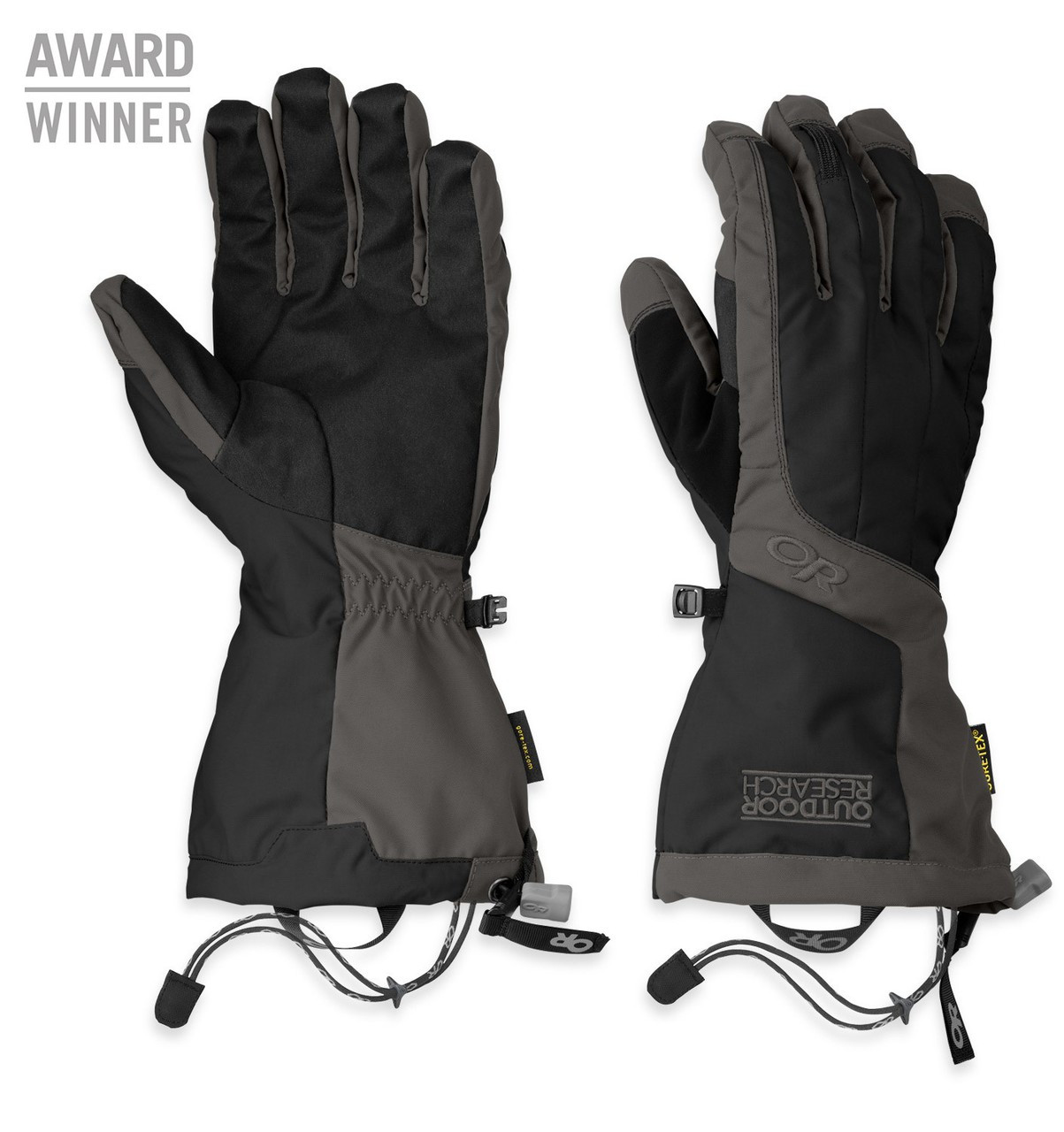 Outdoor Research Men's Arete Gloves Black Gore-tex