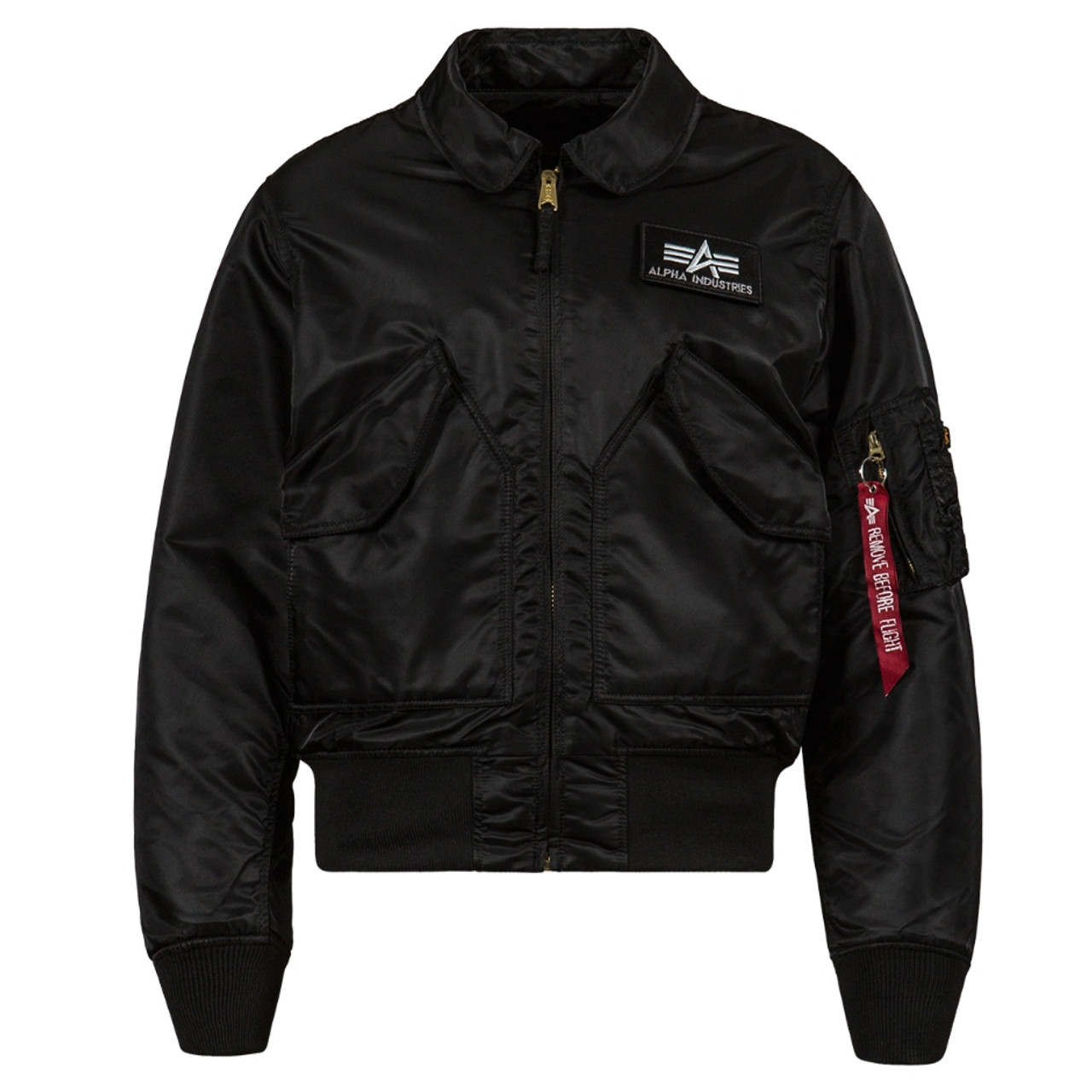 Alpha Industries CWU 45/P Flight Jacket Black Military