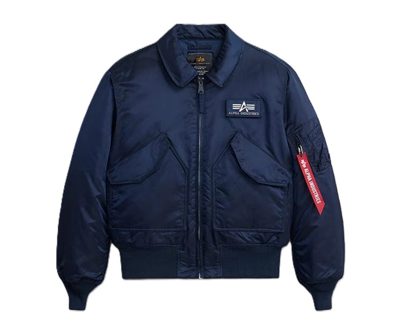 アルファインダストリーズ　CWU-45/Pフライトジャケット　ネイビー XL Alpha Industries CWU 45/Pフライトジャケット