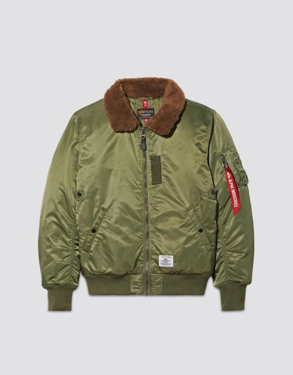 Chamarra B-15 de Alpha Industries, de nailon, para hombre