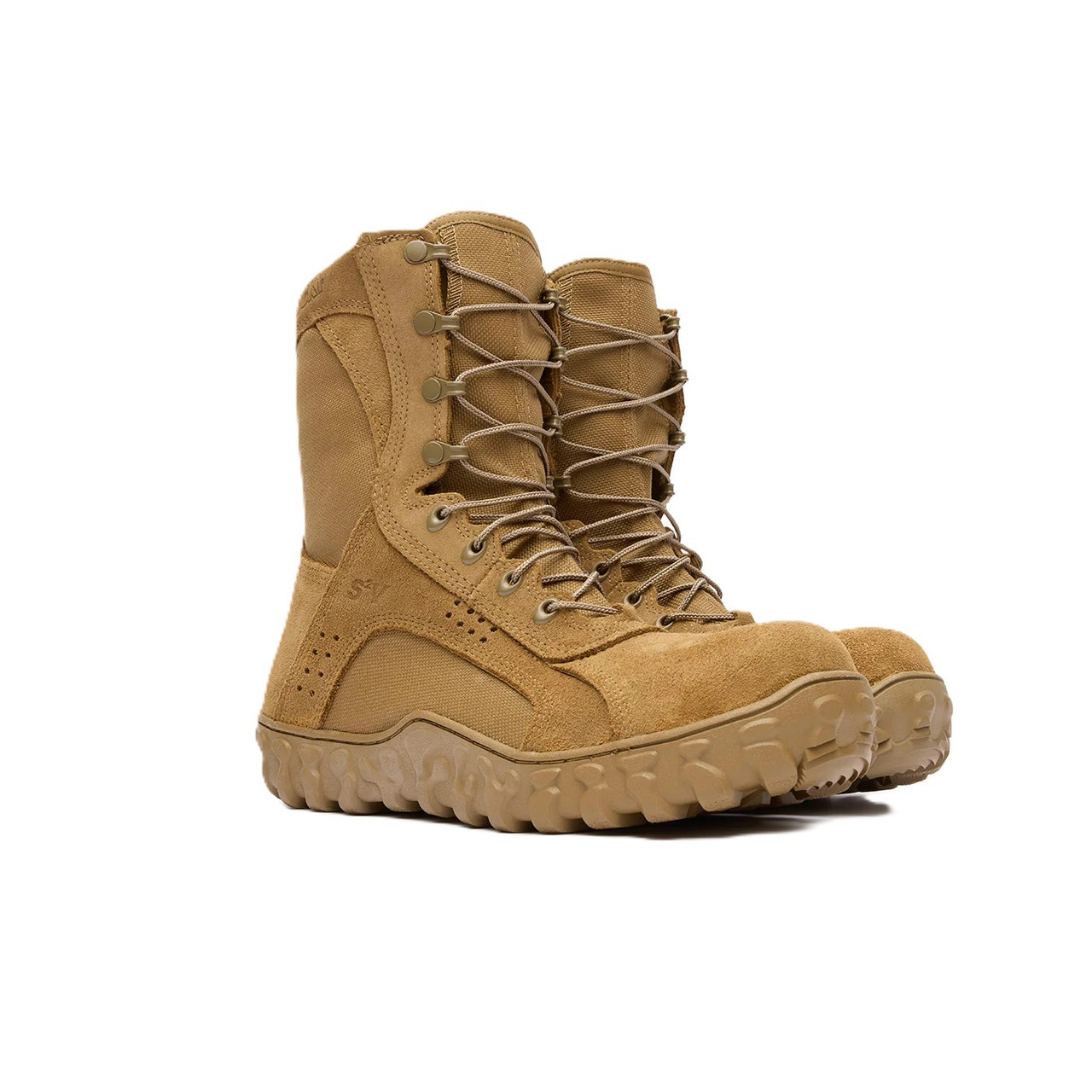 Rocky s2v รองเท้าทหารคอมโพสิต toe coyote brown usa made