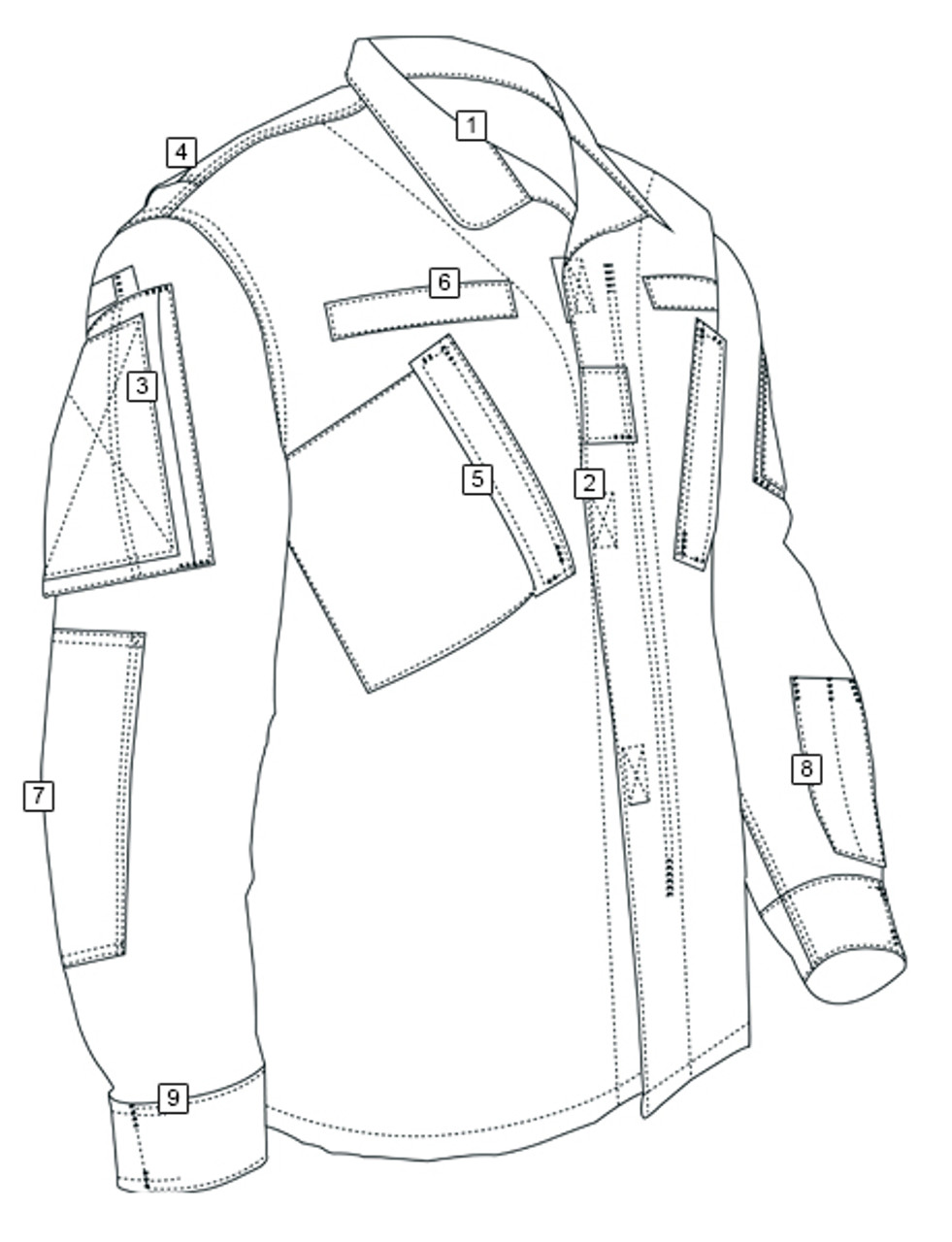 Tru-Spec OCP Uniform Coat Made to Current U.S. Military Specs