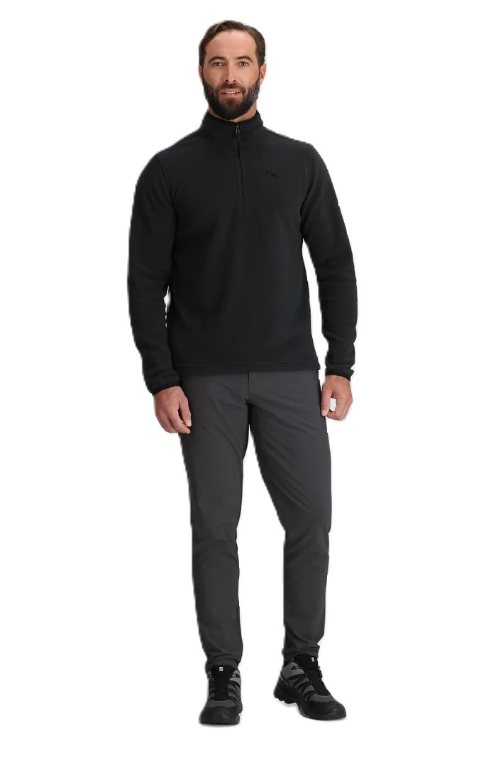 Pulôver de lã para homem Polartec 100 Quarter Zip Outdoor Research