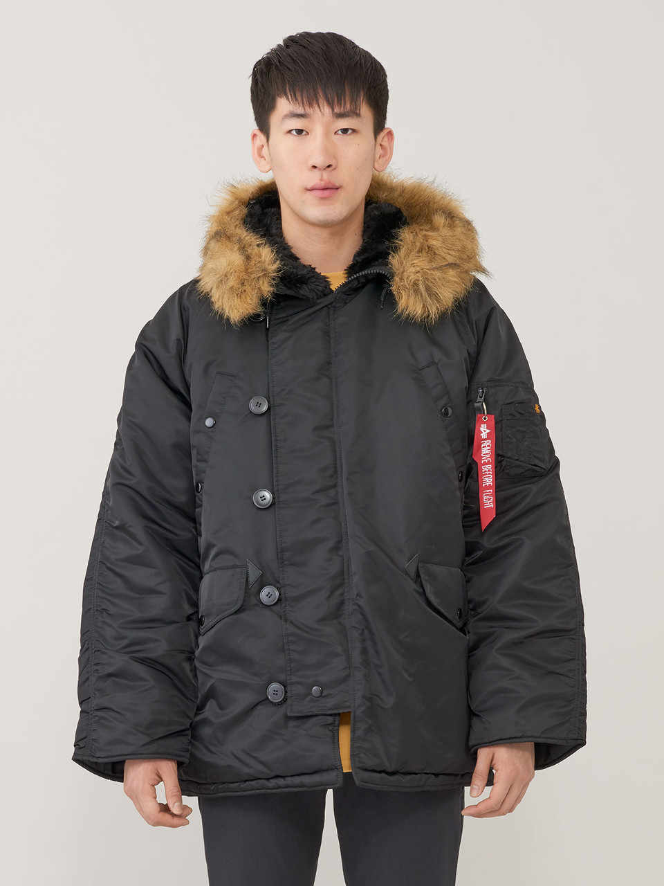 Alpha Industries Heritage N-3B Parka Long Extreme Cold Weather Black