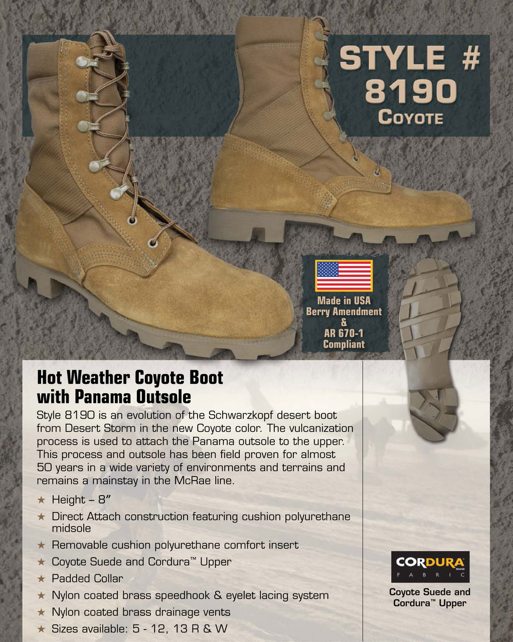 mcrae jungle boots coyote