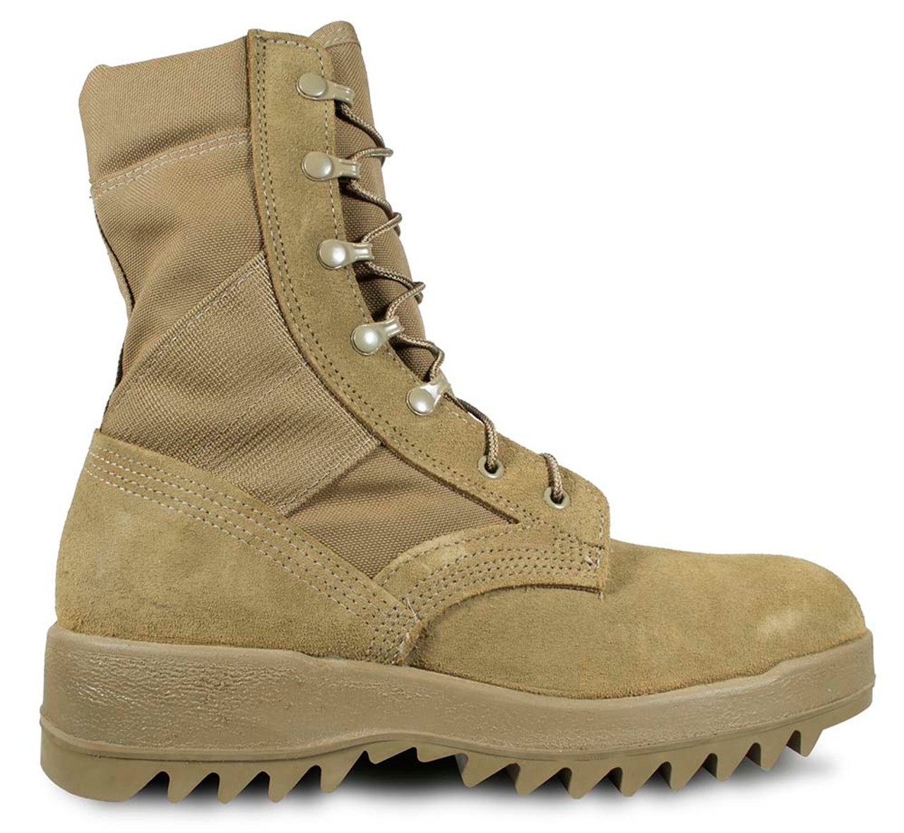 McRae Hot Weather Ripple Sole Combat Boot Coyote Brown USA Made