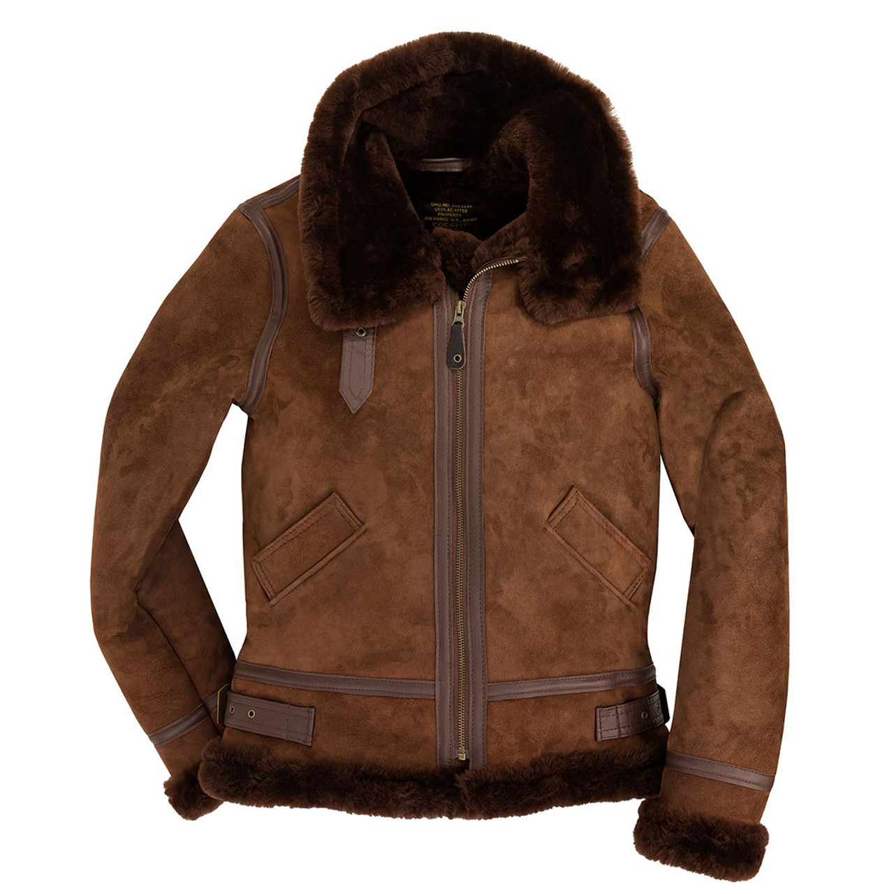 B3 Bomber Chaqueta Aviator Real Shearling B3 Bomber Chaqueta Invierno