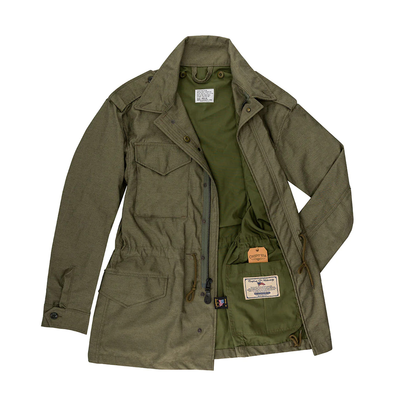 Cockpit USA M-51 Field Jacket Olive USA Made