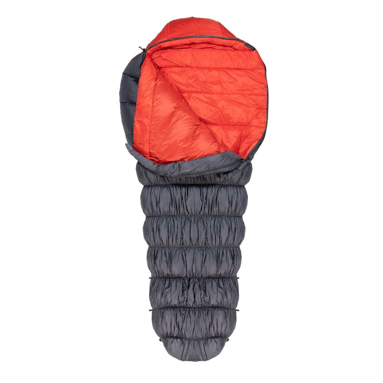 Klymit ksb 0 gradi f xl sacco a pelo grigio arancione