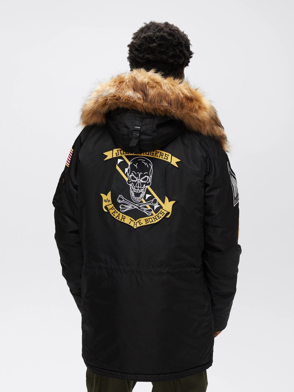 Alpha Industries N 3b Furchtet Den Bones Parka Black