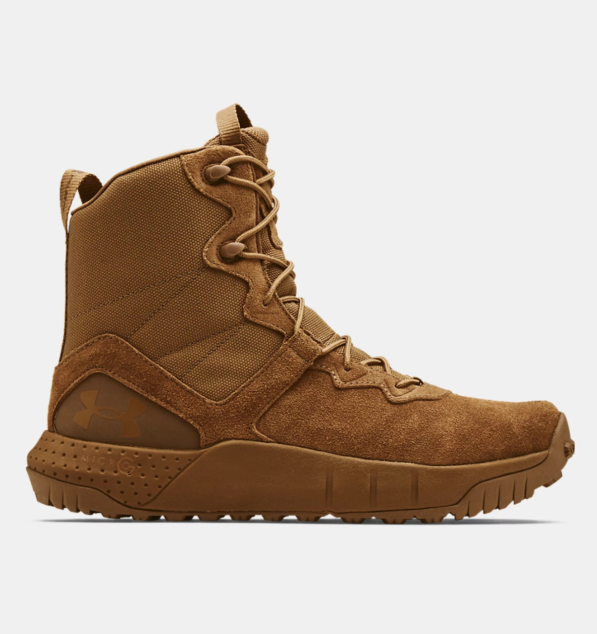 Botas tácticas de cuero UA Micro G Valsetz para hombre Coyote Brown que  cumplen con AR670