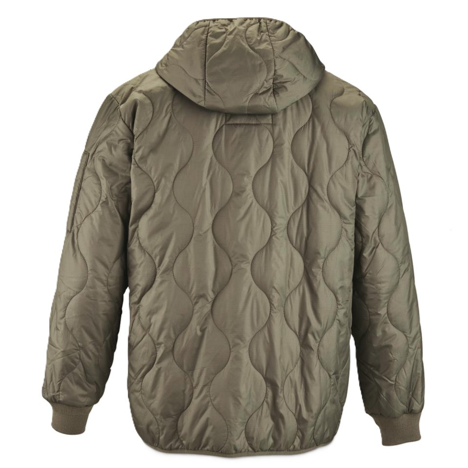 Brooklyn Armed Forces M-65 Liner Jacket With Hood OD