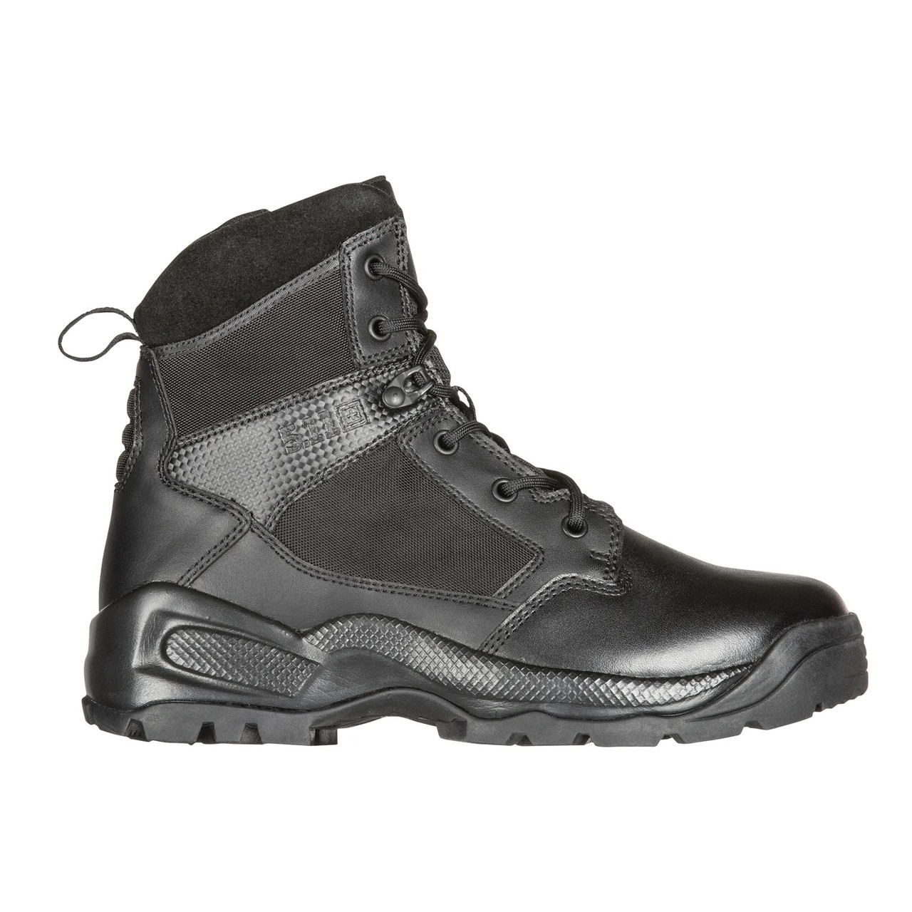 5.11 Tactical Series タクティカルブーツ ASTMシールド6 5.11 Tactical ATAC 2.0 6 サイド ジップ ブーツ 6 インチ ブラック