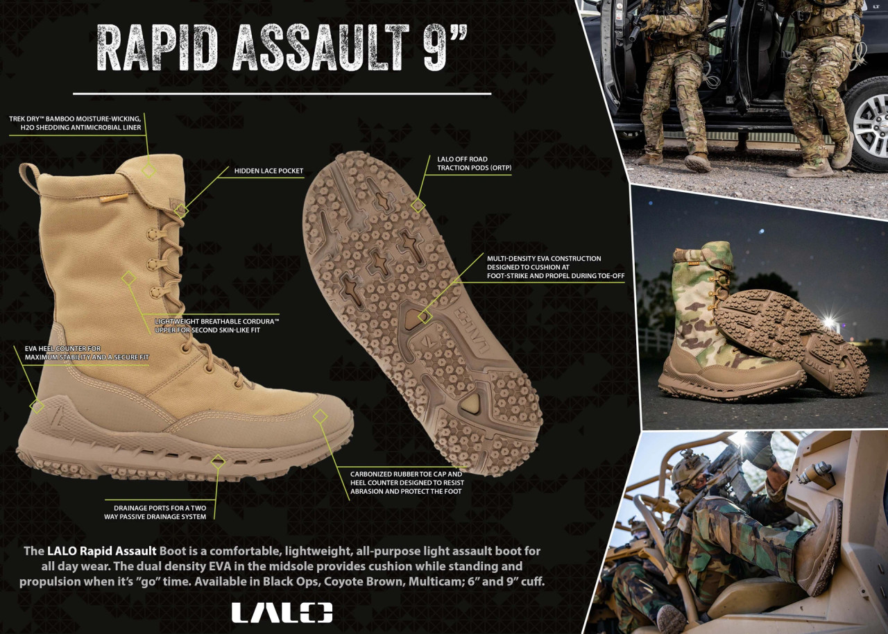 LALO RAPID ASSAULT BOOT 9