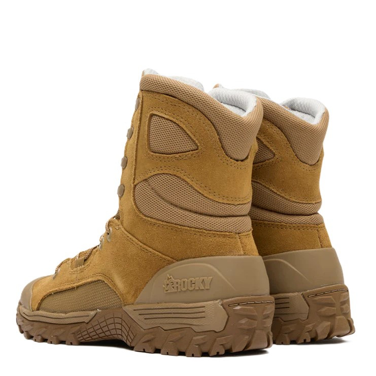 Rocky メンズ コヨーテ ブラウン マウンテン コンバット 8 インチ
