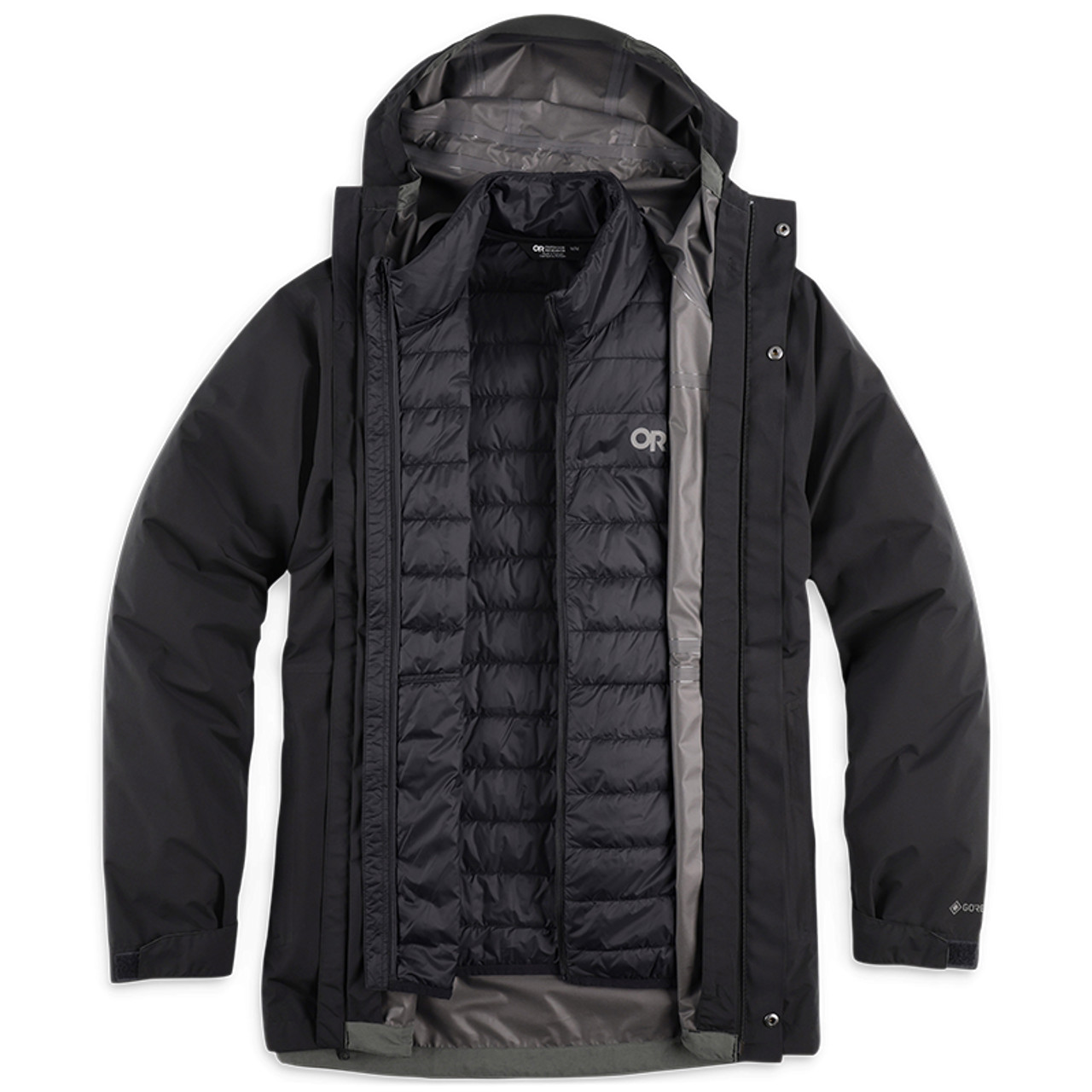 BGSD James 3 en 1 - Parka impermeable para hombre (regular y grande y alto)