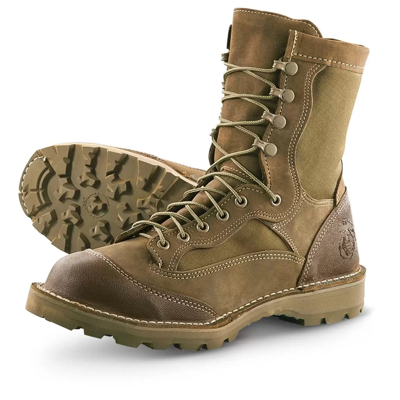 Buty Wellco USMC Rat Boot z emblematem EGA wyprodukowane w USA
