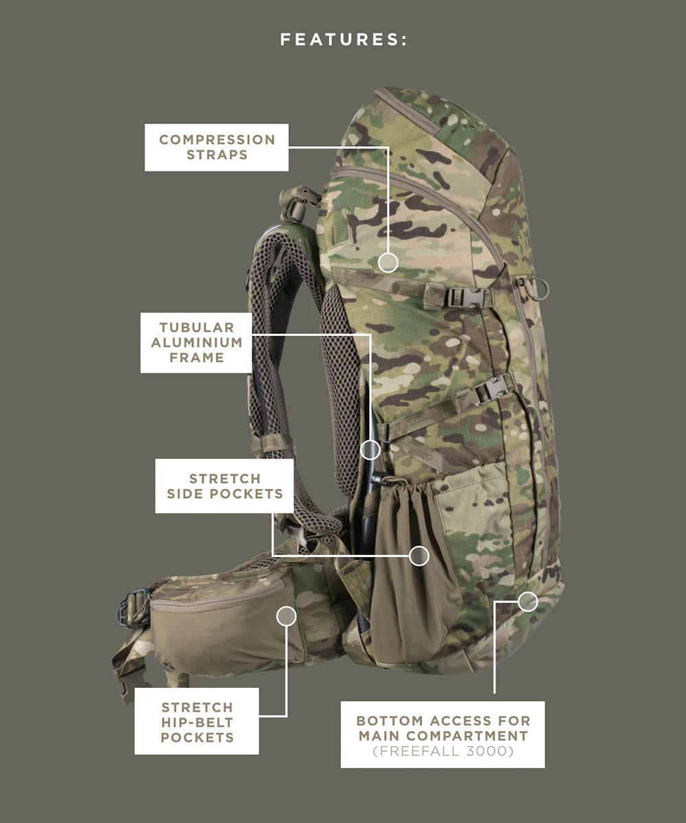 eberlestock FREEFALL 3000 おまけ付 eberlestock FREEFALL 3000 おまけ付