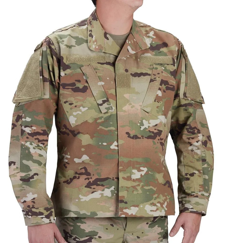US Military  カモフラージュ•コート　Size 36R 適切な ACU コート FR OCP (作戦迷彩パターン)
