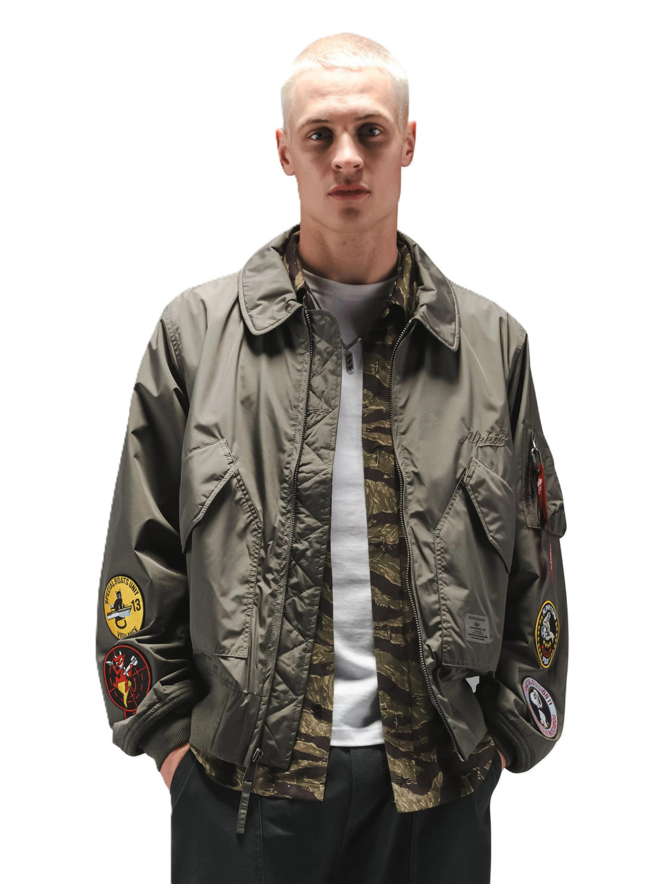Alpha Industries CWU/36P Relaxed Patched Flight Jacket
