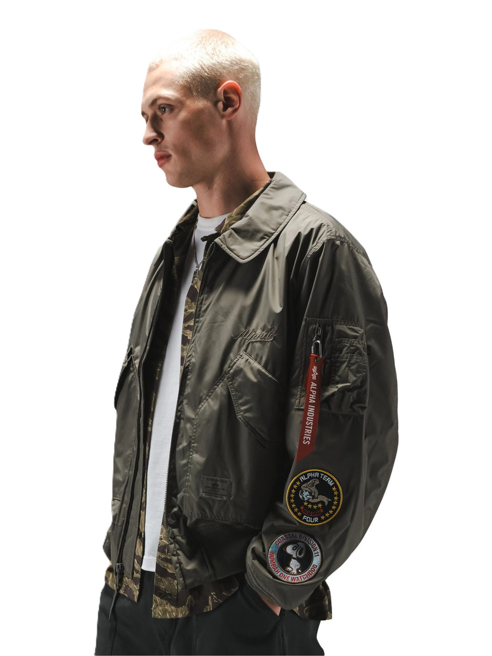 Alpha Industries CWU/36P Relaxed Patched Flight Jacket