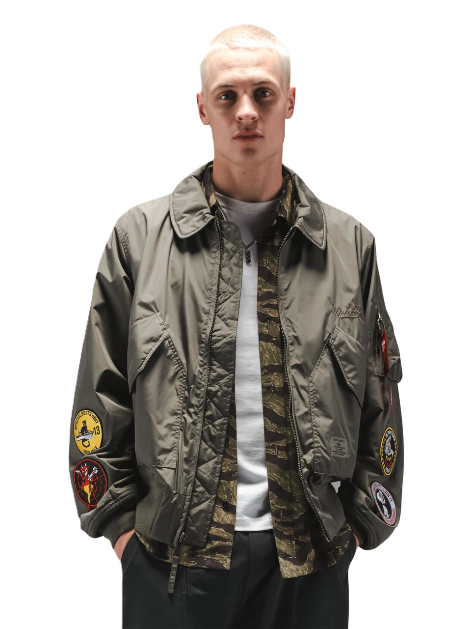 Alpha Industries CWU/36P Relaxed Patched Flight Jacket