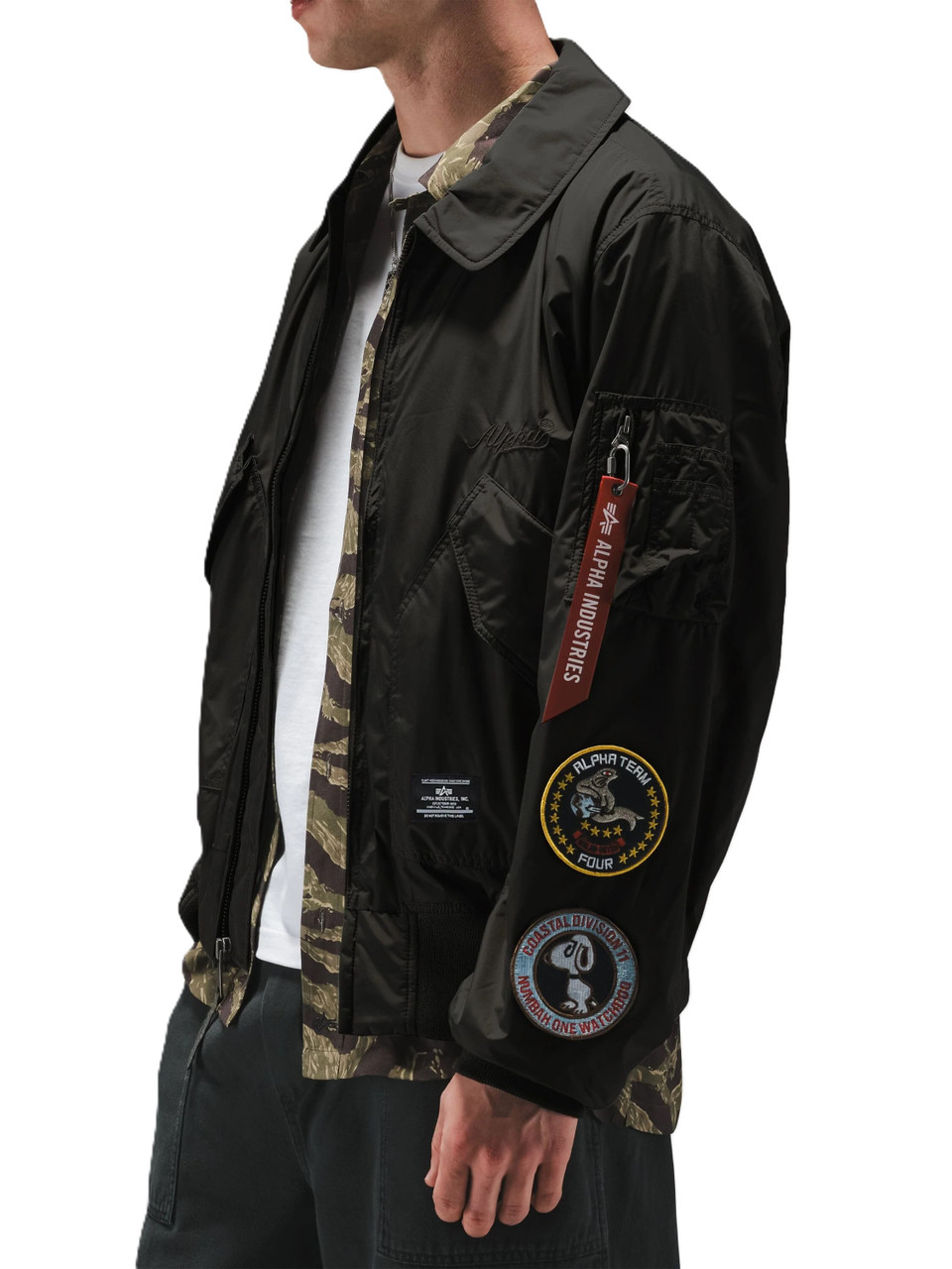 Alpha Industries CWU/36P Relaxed Patched Flight Jacket