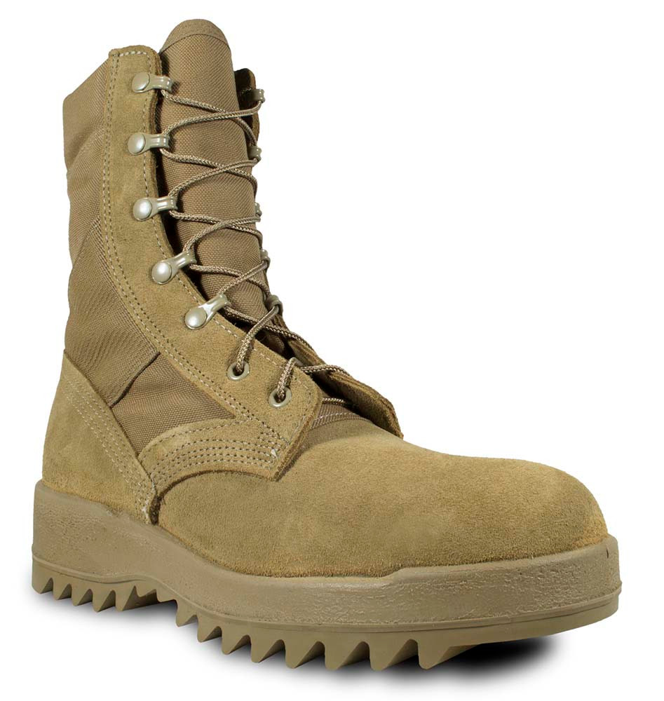 McRae Hot Weather Ripple Sole Combat Boot Coyote Brown USA Made