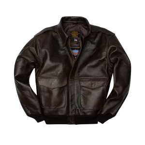 Cockpit USA "100 Mission" A-2 Pilot’s Jacket Brown USA Made