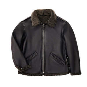 Cockpit USA The Black Ops Shearling B-6 Black USA Made