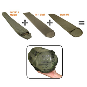 Snugpak Quart Sleeping Bag System Olive Made in the UK Snugpak Quart Sleeping Bag System Olive Made in the UK
