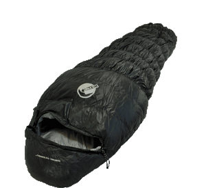 Klymit KSB 20 - Down Sleeping bag Black 20 Degree F. shown in black from empire tactical gear Klymit KSB 20 - Down Sleeping bag Black 20 Degree F. shown in black from empire tactical gear