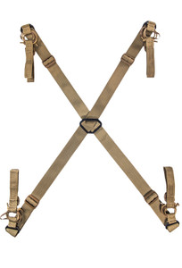 High Speed Low Drag Suspenders Coyote Brown USA Made  High Speed Low Drag Suspenders Coyote Brown USA Made