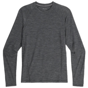 Outdoor Research Men's Alpine Onset Merino 150 Crew Black Heather Outdoor Research Men's Alpine Onset Merino 150 Crew Black Heather