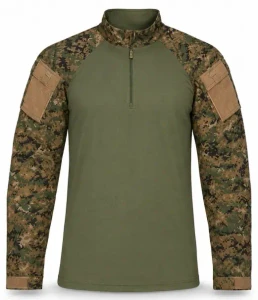 TRU-SPEC TRU Original NYCO 1/4 Zip Combat Shirt Digital Woodland